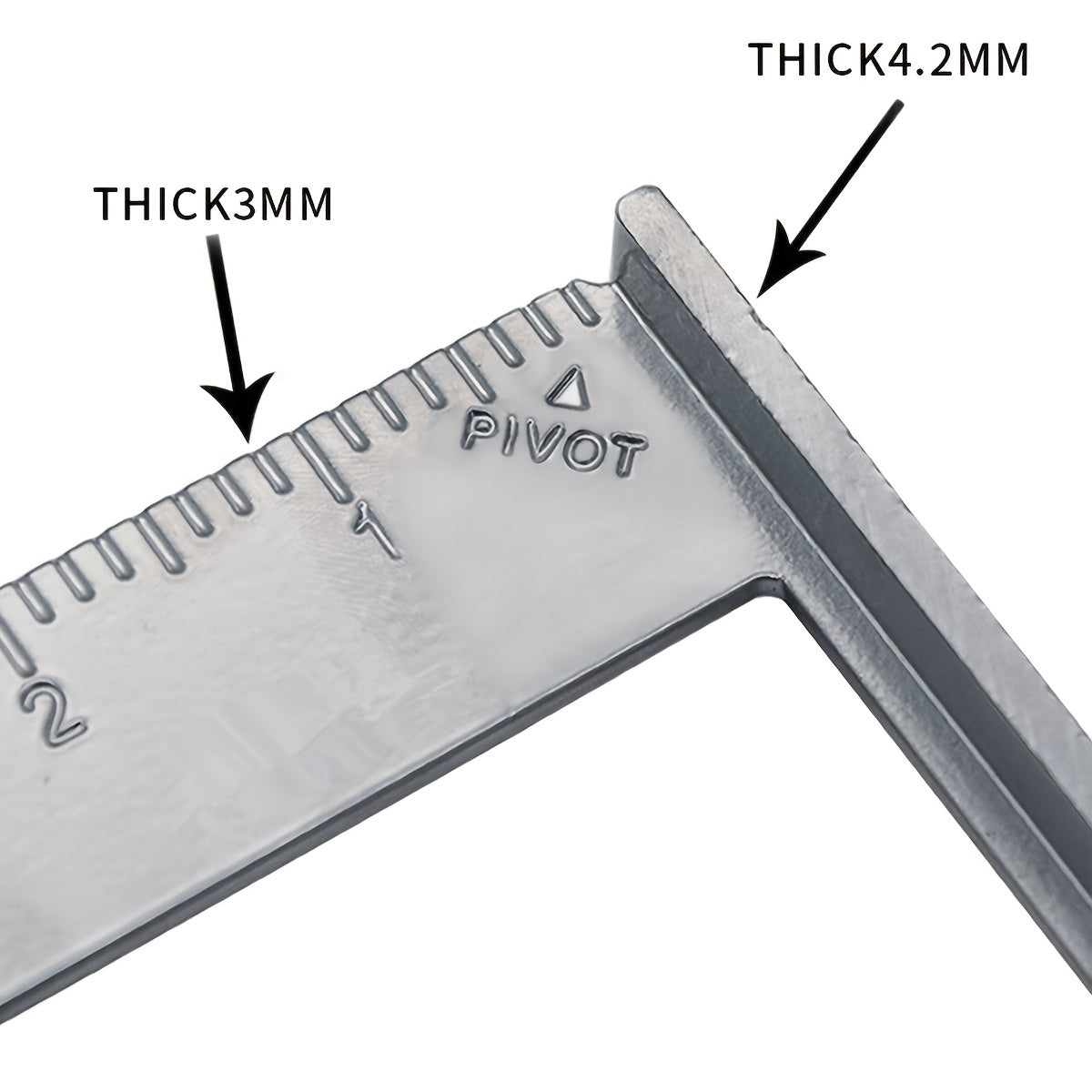 Cast Aluminum Triangle Ruler Angle Ruler Aluminum Alloy Base Ruler