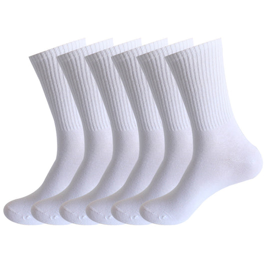 Men's Cotton Mid-calf Socks for Running Basketball
