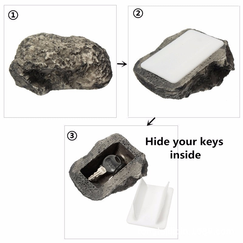 Stone Shaped Money Box Safe Insurance Box