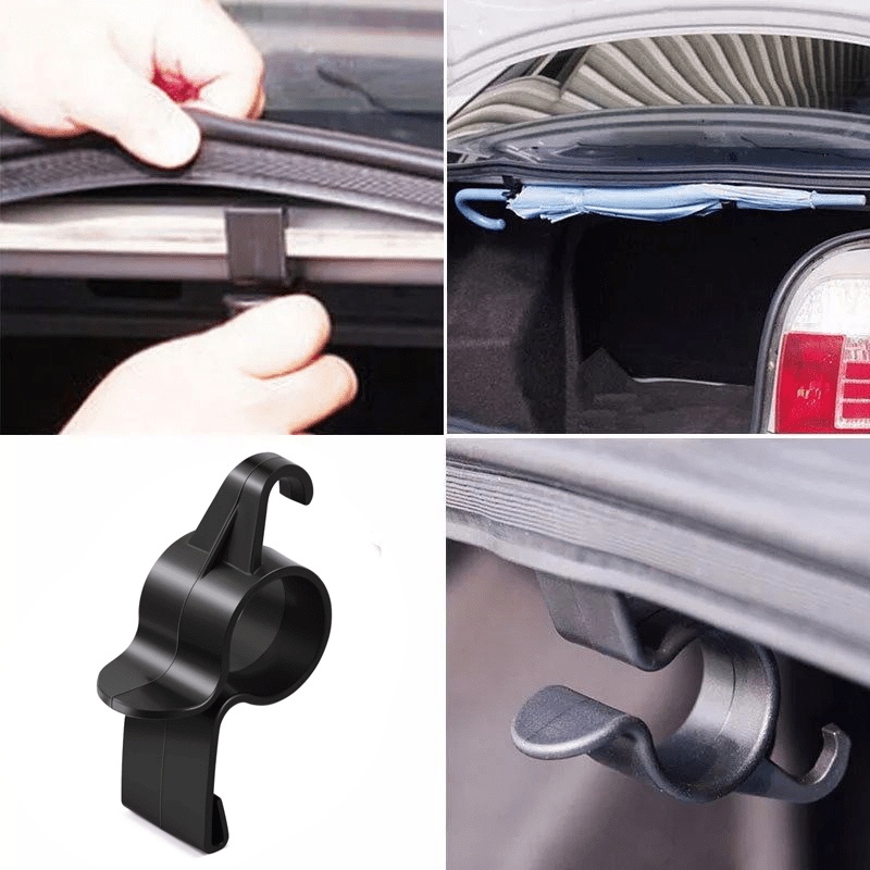2pcs Car Umbrella Holder Trunk Hooks Organizer Auto Accessories