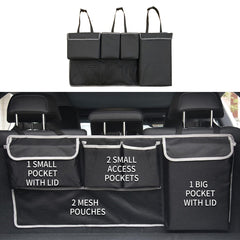 Car Seat Back Storage Bag Large Capacity Organizer Space Saving