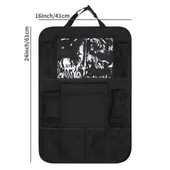 2pcs Car Seat Back Storage Bag Large Capacity Car Seat Hanging Bag