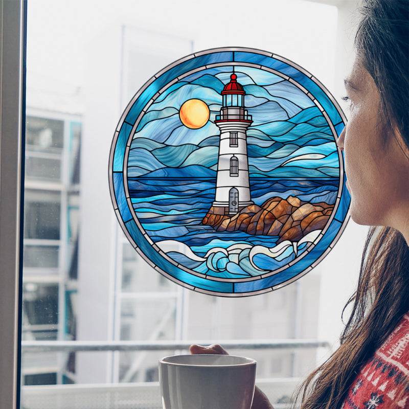 Ocean & Lighthouse Car Stickers RV Glass Stickers