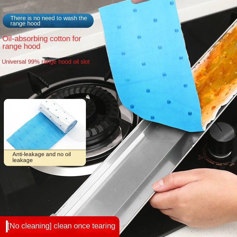 5pcs Kitchen Range Hood Absorbing Filter Paper Pad