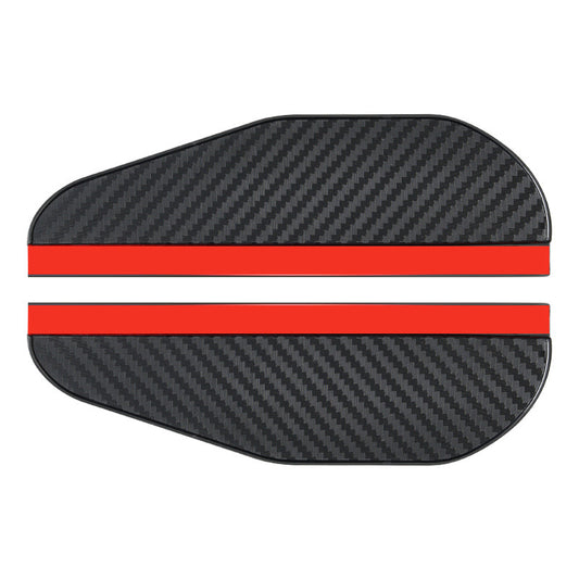 Carbon Fiber Car Rearview Mirror Rain Cover Shield Eyebrow