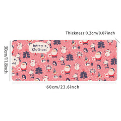 Christmas Desk Mat Large Gaming Mouse Pad Non Slip Computer Mat