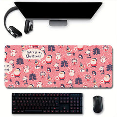 Christmas Desk Mat Large Gaming Mouse Pad Non Slip Computer Mat