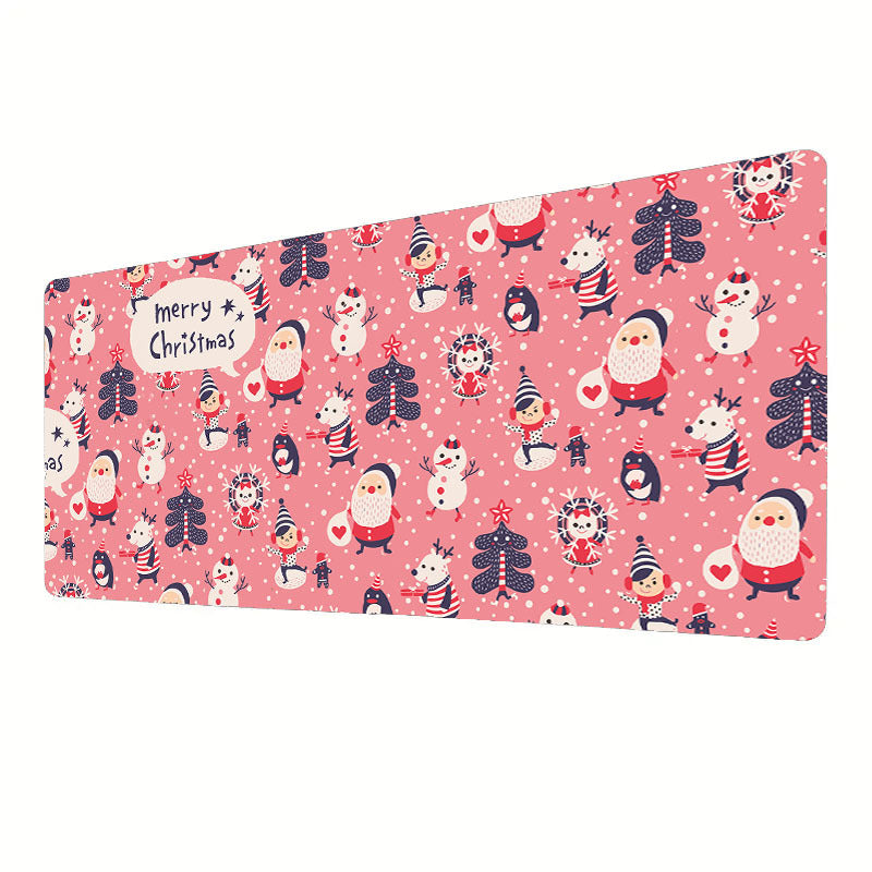 Christmas Desk Mat Large Gaming Mouse Pad Non Slip Computer Mat