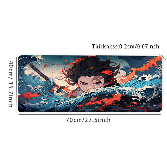 Large Gaming Mousepad Keyboard Pad Mouse Mat Natural Rubber