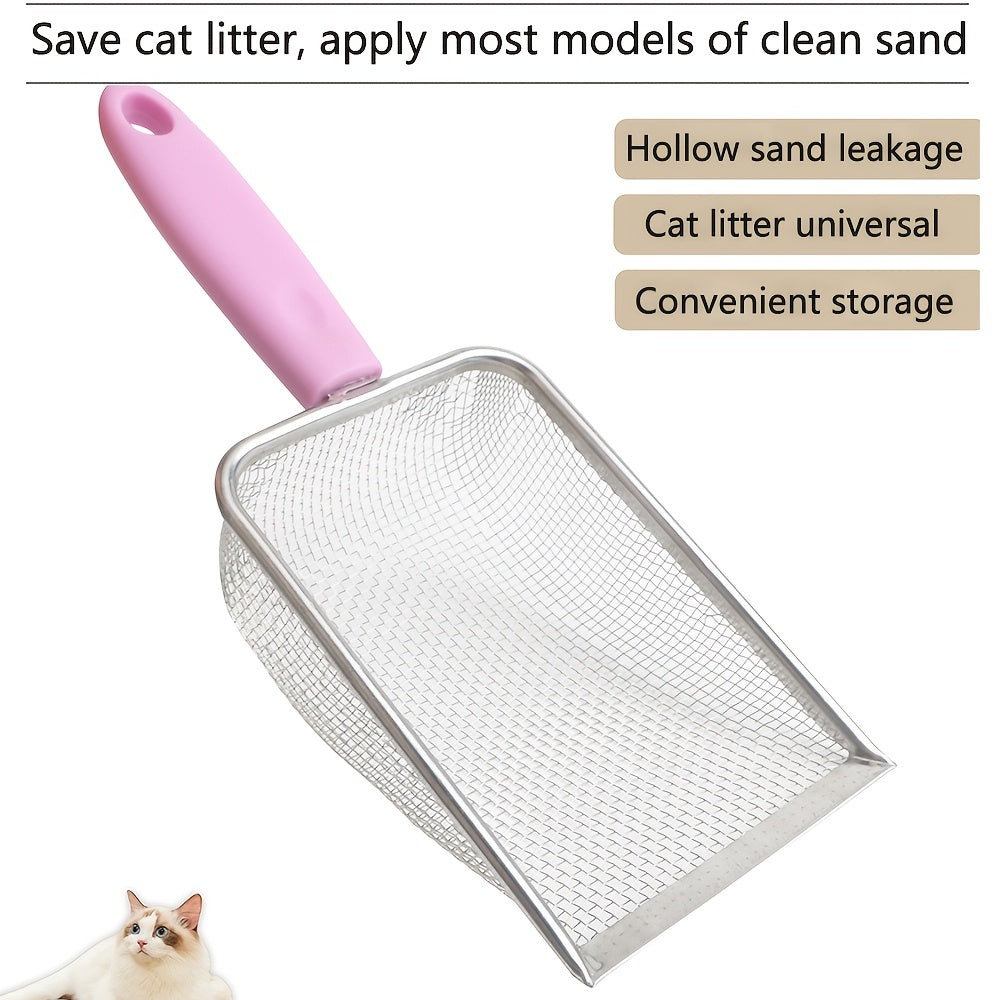 Stainless Steel Cat Litter Scoop Fine Mesh Cleaner
