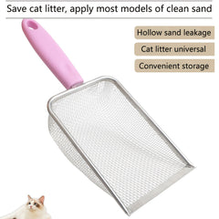 Stainless Steel Cat Litter Scoop Fine Mesh Cleaner
