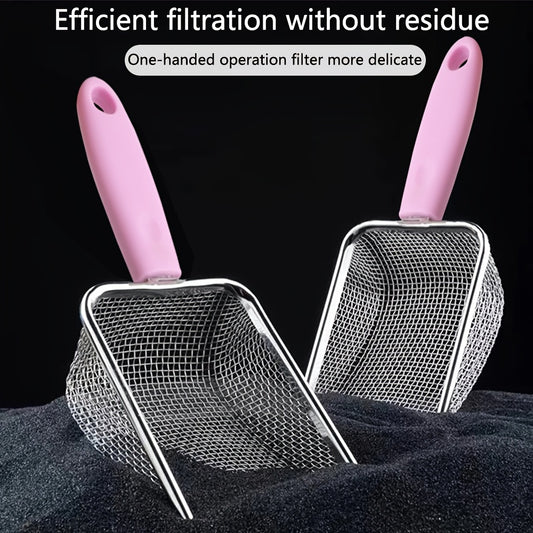 Stainless Steel Cat Litter Scoop Fine Mesh Cleaner