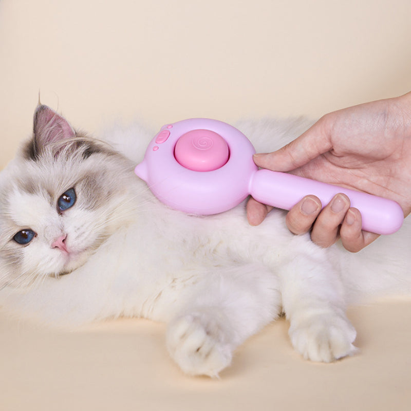 Pig Cat Comb Fur Removal Brush Self Cleaning Pet Cat Accessories