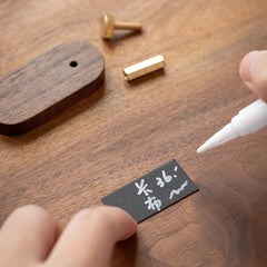 Wooden Small Display Card Cake Product Tag Sign Holder Stand