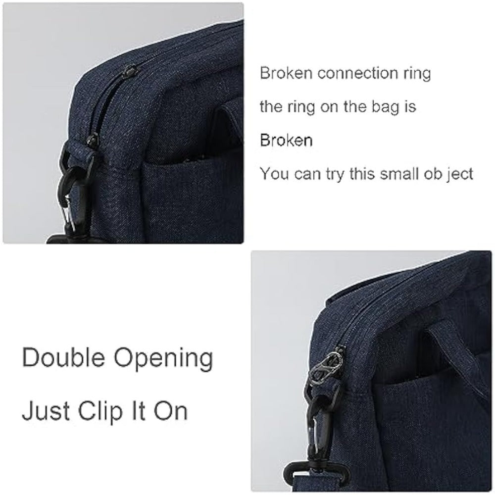 30Pcs Metal Buckle Carabiner S Shaped Backpack Hanging Buckle for Camping Hiking