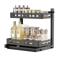 1oc Kitchen Sink Storage Rack Pull out Storage Rack Spice And Dish Cabinet