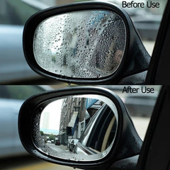 2pcs Car Rearview Mirror Protective Film Waterproof Glass Stickers