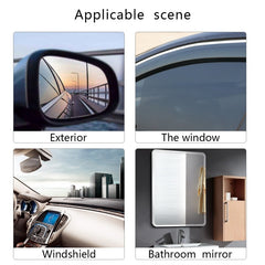 2pcs Car Rearview Mirror Protective Film Waterproof Glass Stickers