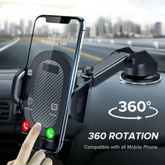 Universal Car Phone Holder 360 Windshield Mount Stand for Phone 12 11 7 8