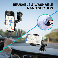 Universal Car Phone Holder 360 Windshield Mount Stand for Phone 12 11 7 8