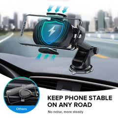 Universal Car Phone Holder 360 Windshield Mount Stand for Phone 12 11 7 8