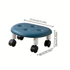 Children's Roller Stool Swivel Wheels Nursery Living Room Bedroom