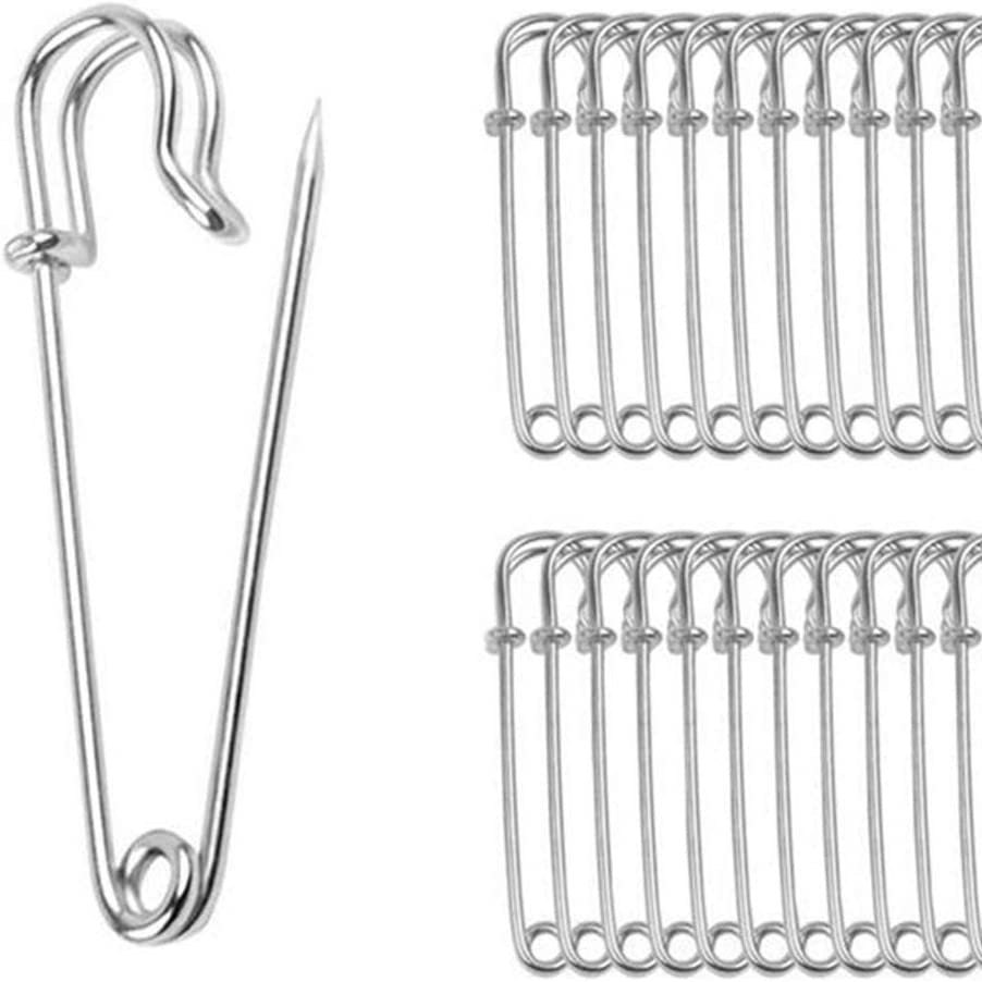 30pcs Large Safety Pin for Carpet, Clothing and Shawl