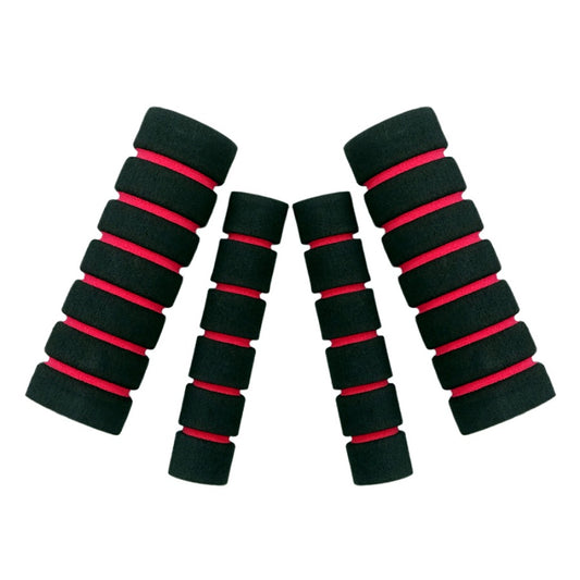 4pcs Motorcycle Bike Sponge Grip Cover Anti slip Racing Foam Handle Bar