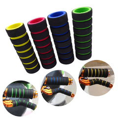 4pcs Motorcycle Bike Sponge Grip Cover Anti slip Racing Foam Handle Bar