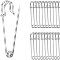 30pcs Large Safety Carpet Pin Clothing Brooch Shawl Pin