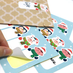 Christmas Sealing Sticker Pack for Packaging Decoration