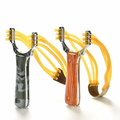 2pcs Camo Handle Slingshot Outdoor Practice Fun Play