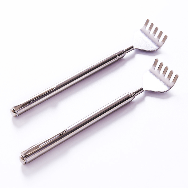 3pcs Adjustable Back Scratcher Stainless Steel Anti Itch Claw Massager