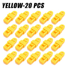 20pcs Tent Clips Windproof Tarp Fixing Reusable for Camping