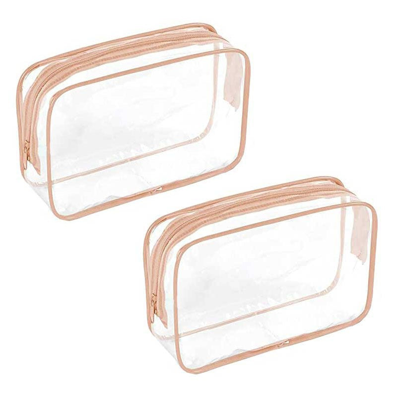Portable Travel Makeup Bag Zipper Waterproof Cosmetic Organizer Case