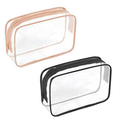 Portable Travel Makeup Bag Zipper Waterproof Cosmetic Organizer Case