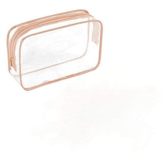 Portable Travel Makeup Bag Zipper Waterproof Cosmetic Organizer Case