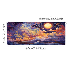 Dreamy Cloud Desk Mat Large Gaming Mouse Pad E Sports Office Keyboard Pad