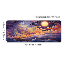 Dreamy Cloud Desk Mat Large Gaming Mouse Pad E Sports Office Keyboard Pad