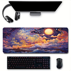 Dreamy Cloud Desk Mat Large Gaming Mouse Pad E Sports Office Keyboard Pad