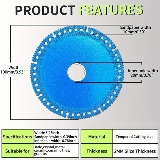 Indestructible Diamond Cutting Wheel for Ceramic Tile Marble