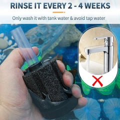 3 Pack Nano Bio Sponge Filter for Small Fish Tank