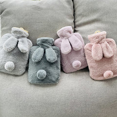 1000ml Plush Rabbit Hot Water Bag PVC Hand Warmer