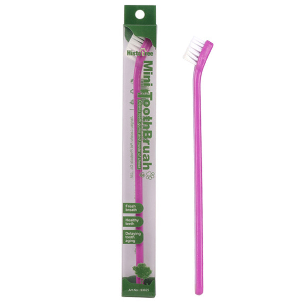 2pcs Solid Dog Toothbrush for Dental Care