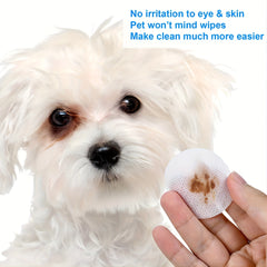 120pcs Pet Eye Wipes Gentle Tear Stain Wipes For Dogs And Cats