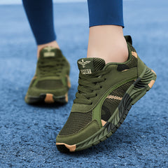 Women's Camo Platform Sneakers Breathable Lightweight Sports Shoes