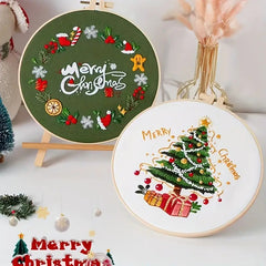 Christmas 3D Cross Stitch Kit for Beginners