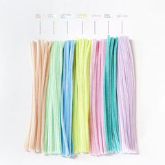 100pcs Zinc Bar Colorful Hair Strips DIY Children's Material Bag