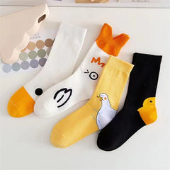 Cotton Socks Cartoon Pattern Four Seasons Universal Socks