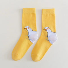 Cotton Socks Cartoon Pattern Four Seasons Universal Socks